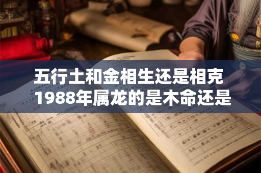 五行土和金相生还是相克 1988年属龙的是木命还是土命 五行土和金相生还是相克 1988年属龙的是木命还是土命