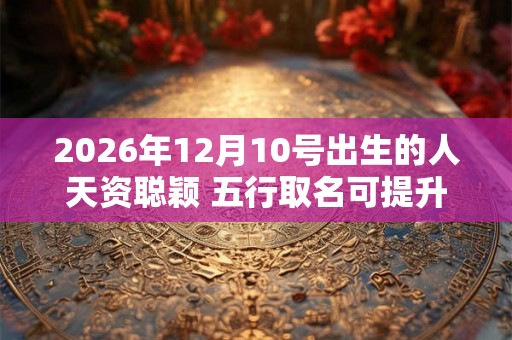 2026年12月10号出生的人天资聪颖 五行取名可提升命格 2026年12月10号出生的人天资聪颖 五行取名可提升命格