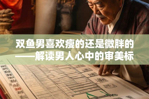 双鱼男喜欢瘦的还是微胖的——解读男人心中的审美标准