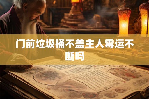 门前垃圾桶不盖主人霉运不断吗
