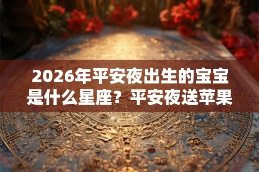 2026年平安夜出生的宝宝是什么星座？平安夜送苹果代表什么？