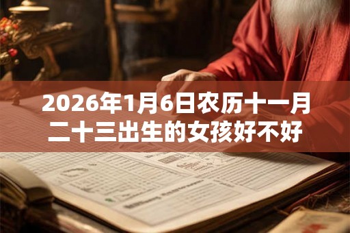 2026年1月6日农历十一月二十三出生的女孩好不好 2026年1月6日农历十一月二十三出生的女孩好不好