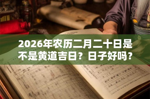 2026年农历二月二十日是不是黄道吉日？日子好吗？