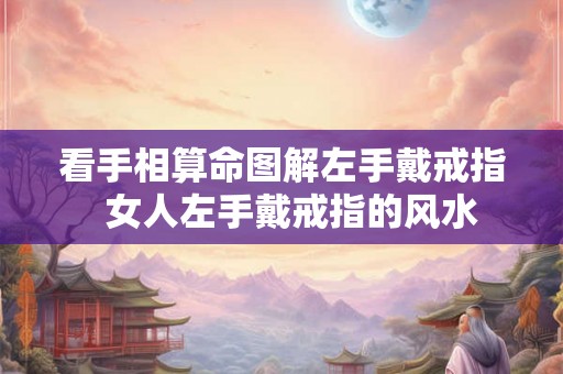 看手相算命图解左手戴戒指  女人左手戴戒指的风水