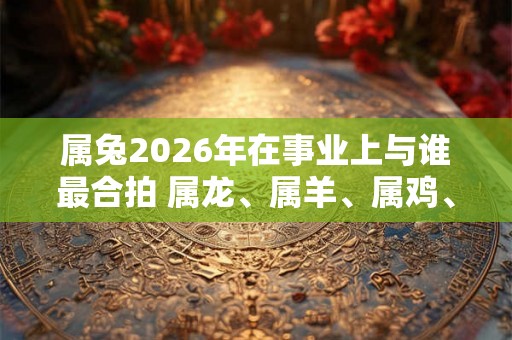 属兔2026年在事业上与谁最合拍 属龙、属羊、属鸡、属猪