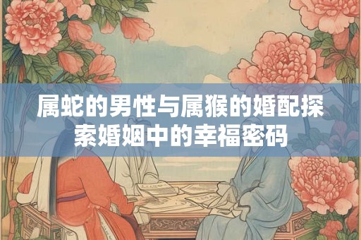 属蛇的男性与属猴的婚配探索婚姻中的幸福密码