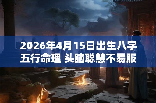 2026年4月15日出生八字五行命理 头脑聪慧不易服输