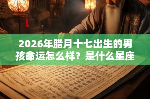 2026年腊月十七出生的男孩命运怎么样？是什么星座的？