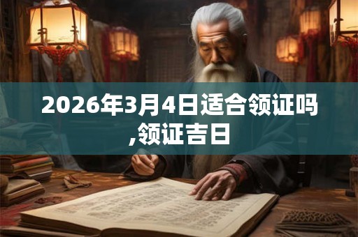 2026年3月4日适合领证吗,领证吉日 2026年3月4日适合领证吗,领证吉日
