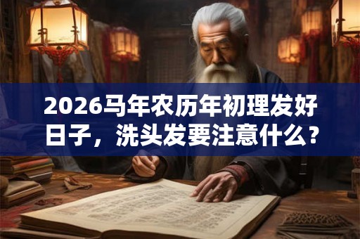 2026马年农历年初理发好日子，洗头发要注意什么？