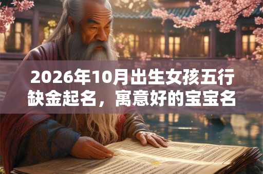 2026年10月出生女孩五行缺金起名,寓意好的宝宝名字 2026年10月出生女孩五行缺金起名,寓意好的宝宝名字