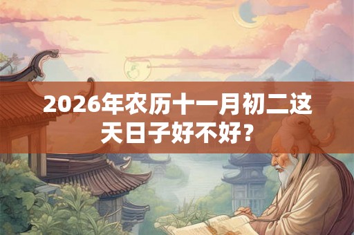 2026年农历十一月初二这天日子好不好? 2026年农历十一月初二这天日子好不好?