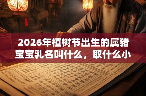 2026年植树节出生的属猪宝宝乳名叫什么，取什么小名好？