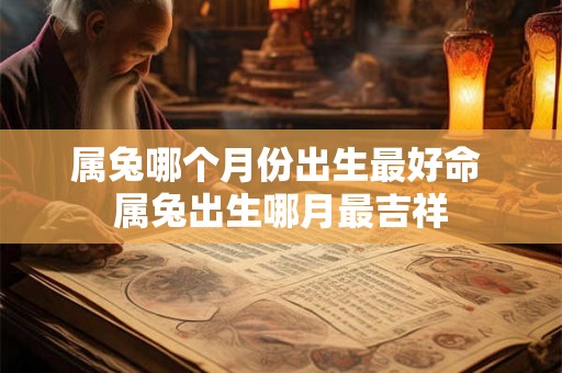 属兔哪个月份出生最好命 属兔出生哪月最吉祥