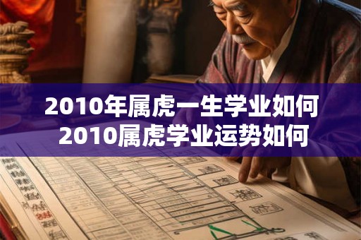 2010年属虎一生学业如何 2010属虎学业运势如何