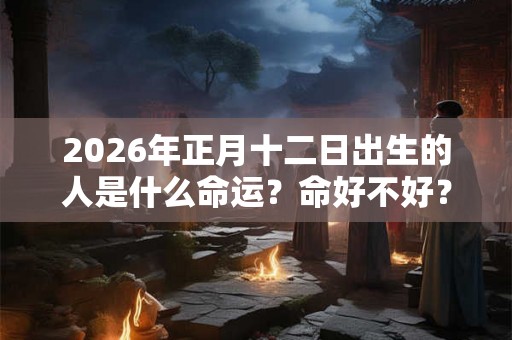 2026年正月十二日出生的人是什么命运？命好不好？