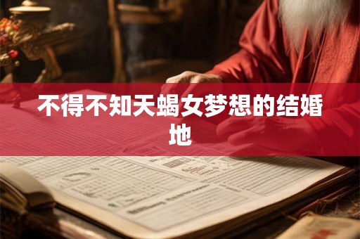 不得不知天蝎女梦想的结婚地