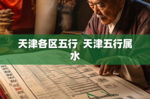 天津各区五行  天津五行属水