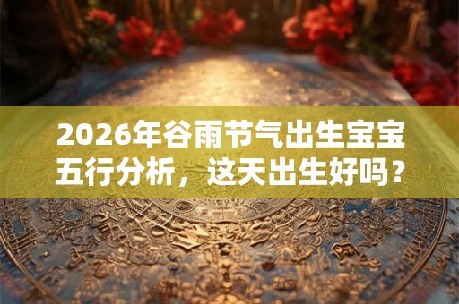 2026年谷雨节气出生宝宝五行分析,这天出生好吗? 2026年谷雨节气出生宝宝五行分析,这天出生好吗?