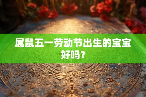 属鼠五一劳动节出生的宝宝好吗? 属鼠五一劳动节出生的宝宝好吗?