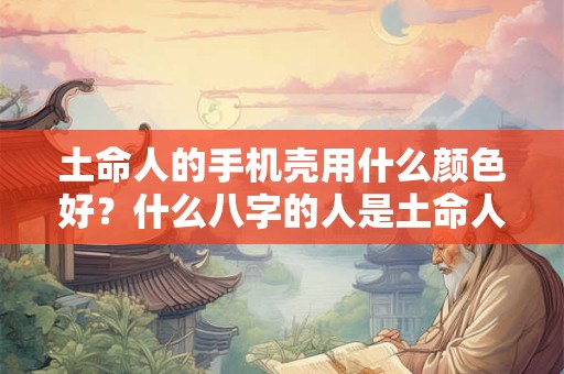土命人的手机壳用什么颜色好？什么八字的人是土命人？