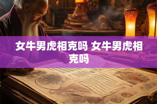 女牛男虎相克吗 女牛男虎相克吗