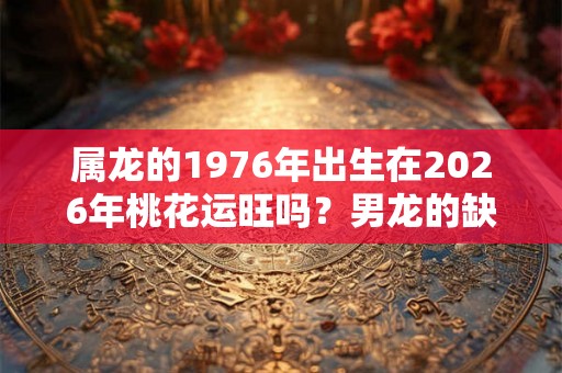 属龙的1976年出生在2026年桃花运旺吗？男龙的缺点有什么？