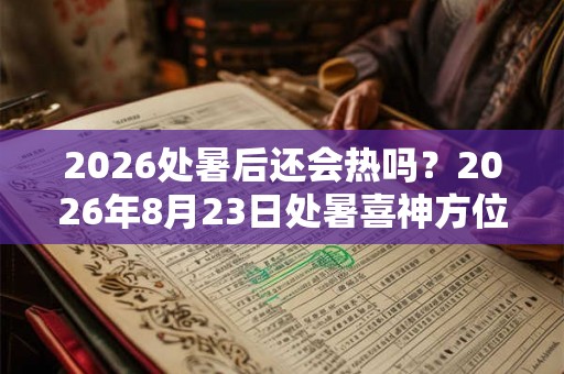 2026处暑后还会热吗？2026年8月23日处暑喜神方位