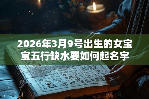 2026年3月9号出生的女宝宝五行缺水要如何起名字