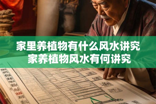 家里养植物有什么风水讲究 家养植物风水有何讲究 家里养植物有什么风水讲究 家养植物风水有何讲究