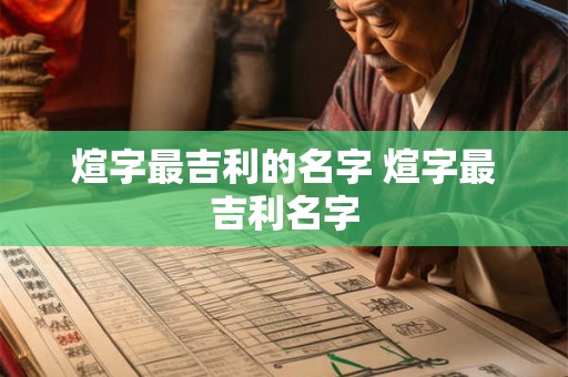 煊字最吉利的名字 煊字最吉利名字 煊字最吉利的名字 煊字最吉利名字