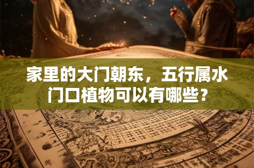 家里的大门朝东，五行属水门口植物可以有哪些？