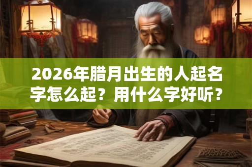 2026年腊月出生的人起名字怎么起？用什么字好听？
