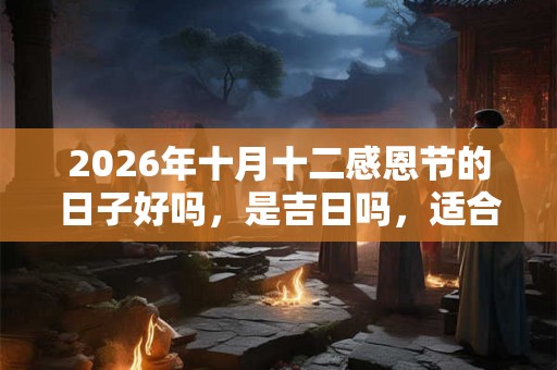 2026年十月十二感恩节的日子好吗，是吉日吗，适合理发吗？