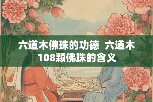 六道木佛珠的功德  六道木108颗佛珠的含义