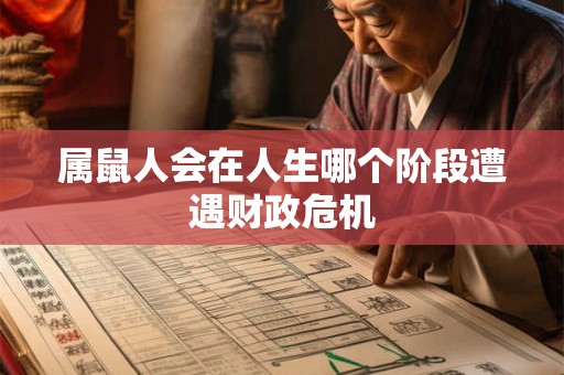 属鼠人会在人生哪个阶段遭遇财政危机 属鼠人会在人生哪个阶段遭遇财政危机