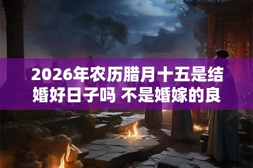 2026年农历腊月十五是结婚好日子吗 不是婚嫁的良辰吉日 2026年农历腊月十五是结婚好日子吗 不是婚嫁的良辰吉日