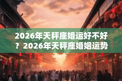2026年天秤座婚运好不好?2026年天秤座婚姻运势解析 2026年天秤座婚运好不好?2026年天秤座婚姻运势解析
