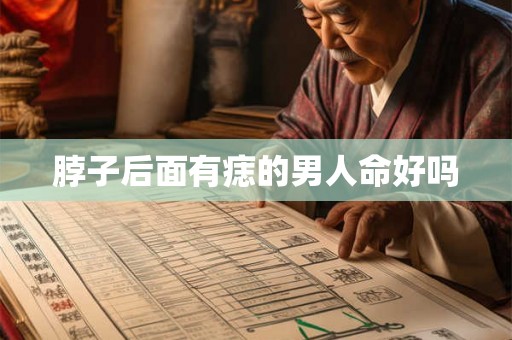 脖子后面有痣的男人命好吗 脖子后面有痣的男人命好吗