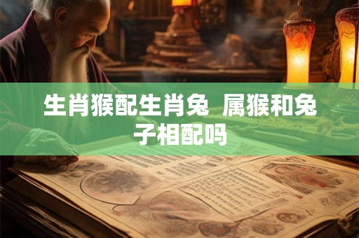 生肖猴配生肖兔  属猴和兔子相配吗
