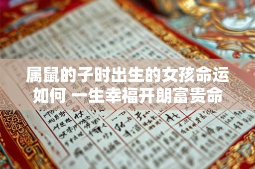 属鼠的子时出生的女孩命运如何 一生幸福开朗富贵命