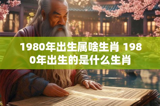 1980年出生属啥生肖 1980年出生的是什么生肖 1980年出生属啥生肖 1980年出生的是什么生肖