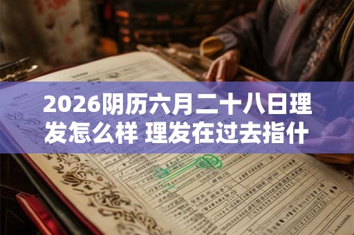 2026阴历六月二十八日理发怎么样 理发在过去指什么