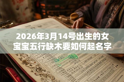 2026年3月14号出生的女宝宝五行缺木要如何起名字