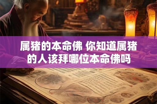 属猪的本命佛 你知道属猪的人该拜哪位本命佛吗
