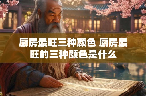 厨房最旺三种颜色 厨房最旺的三种颜色是什么