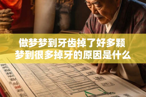 做梦梦到牙齿掉了好多颗 梦到很多掉牙的原因是什么