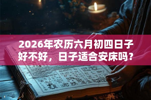 2026年农历六月初四日子好不好，日子适合安床吗？