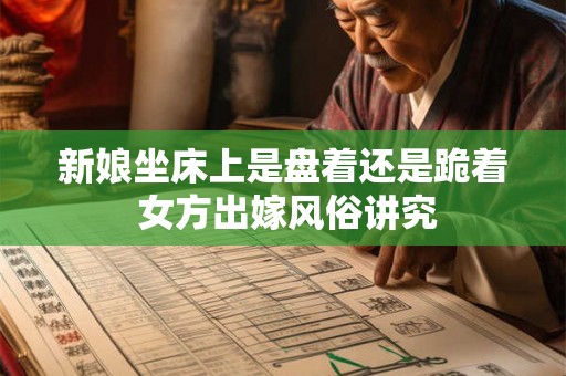新娘坐床上是盘着还是跪着 女方出嫁风俗讲究