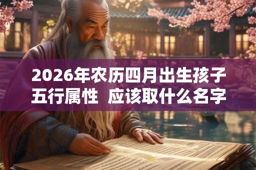2026年农历四月出生孩子五行属性 应该取什么名字 2026年农历四月出生孩子五行属性 应该取什么名字